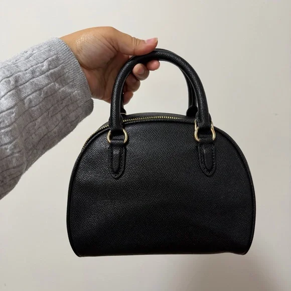 Coach Sydney Satchel Black Handbag - Picture 2 of 8